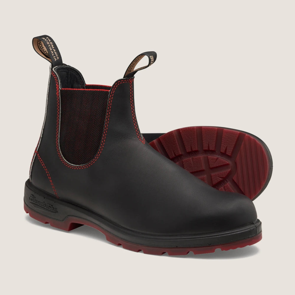 Blundstone Women's #2342 Classics Chelsea Boots - Black/Red