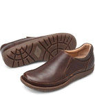Born Men's Nigel Leather Slip-On Loafer - Dark Brown