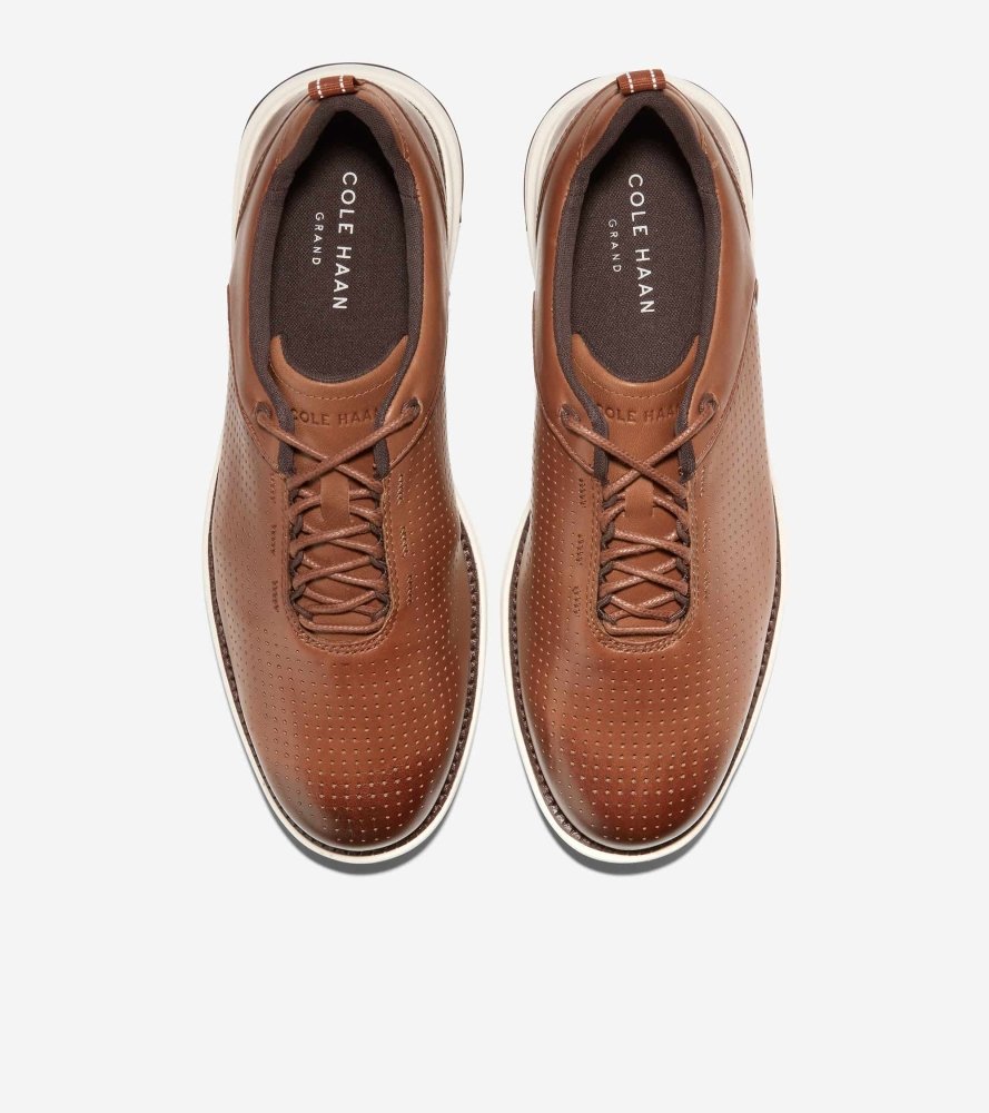 Cole Haan Men's Grand Atlantic TX Sneaker - British Tan Madeira/Silver Birch