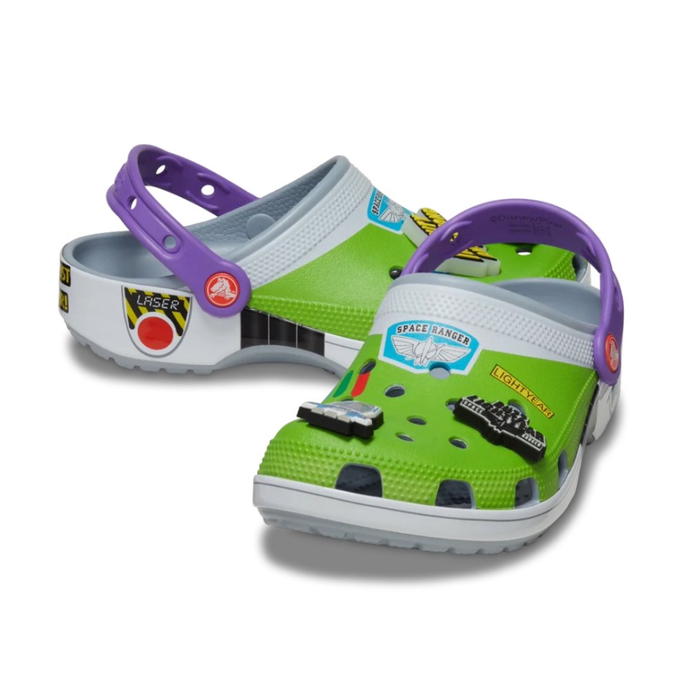 Crocs Kids Toy Story Buzz Lightyear Classic Clog - Blue Grey