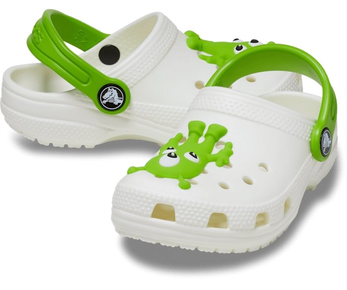 Crocs Toddler Classic Glow-In-The-Dark Alien Clog