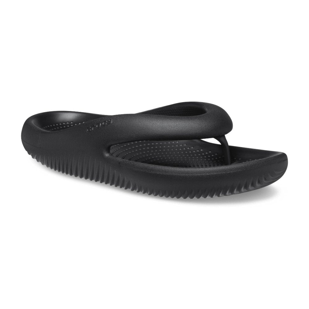 Crocs Unisex Mellow Recovery Flip Flop - Black