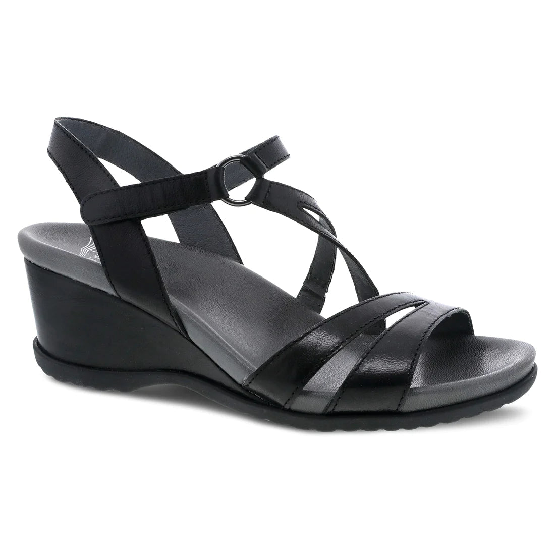 Dansko Women's Addyson Wedge Sandal - Black