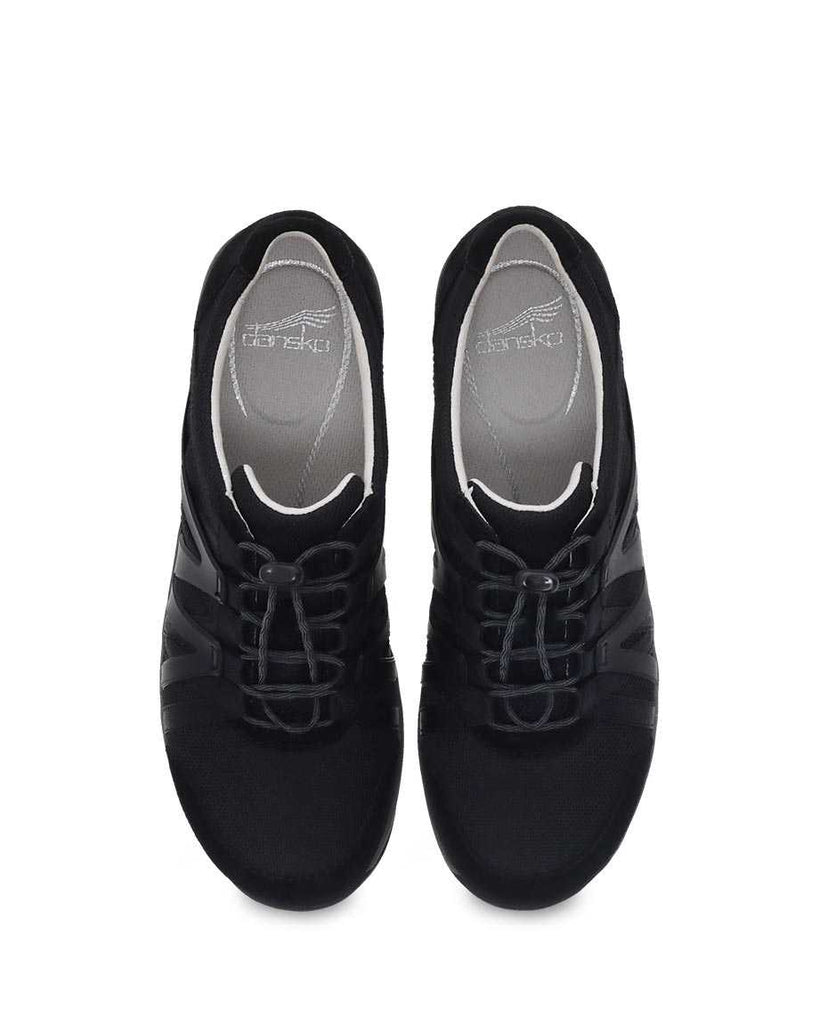 Dansko Women's Henriette Sneaker - Black/Black Suede