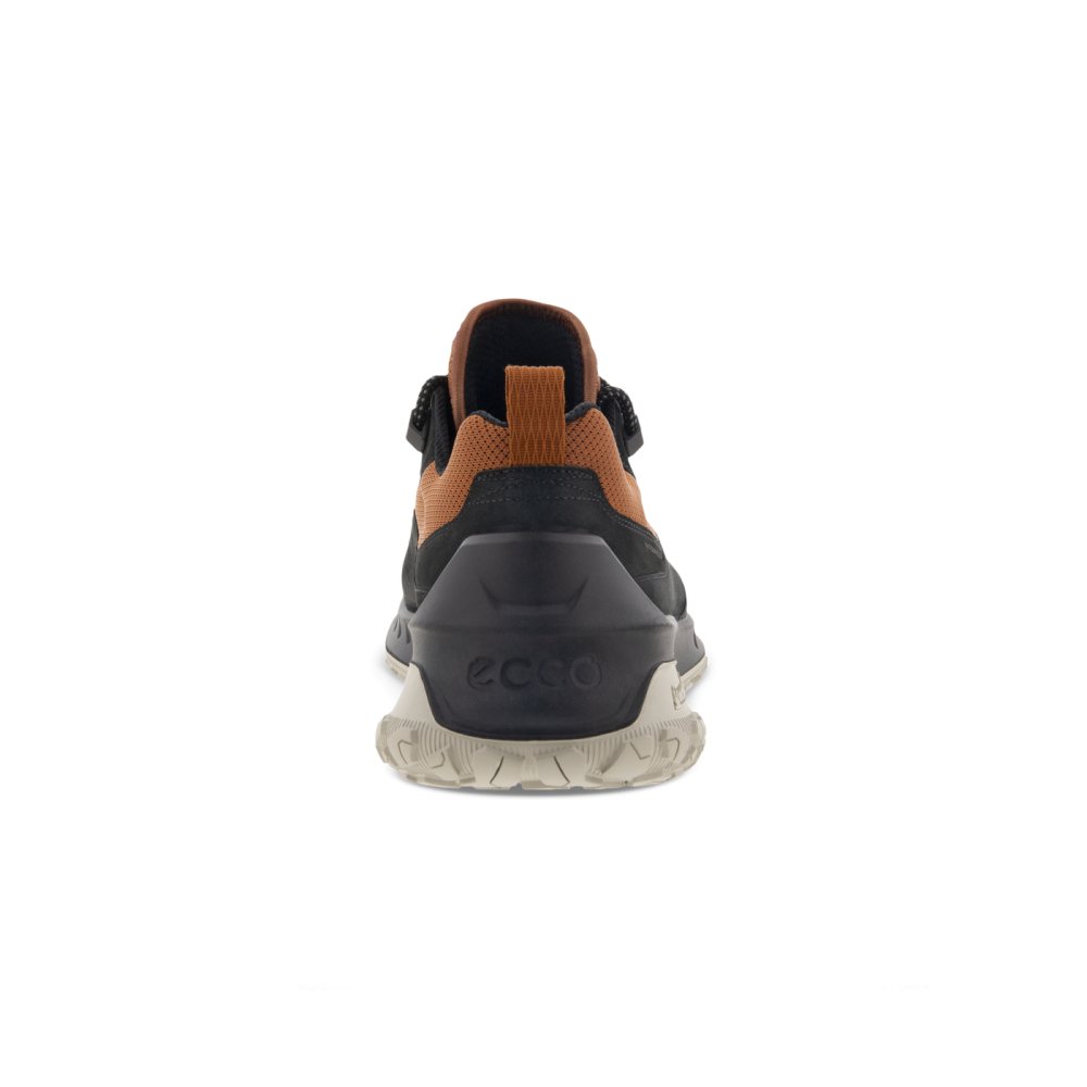 Ecco Men's ULT-TRN Waterproof Low Shoe - Black/Cognac
