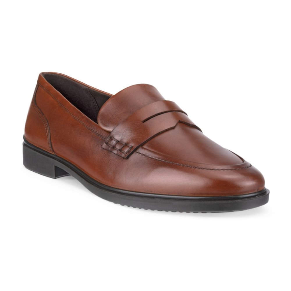 Ecco penny outlet loafer