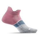 Feetures Elite Light Cushion No Show Tab Socks - Heather Rose