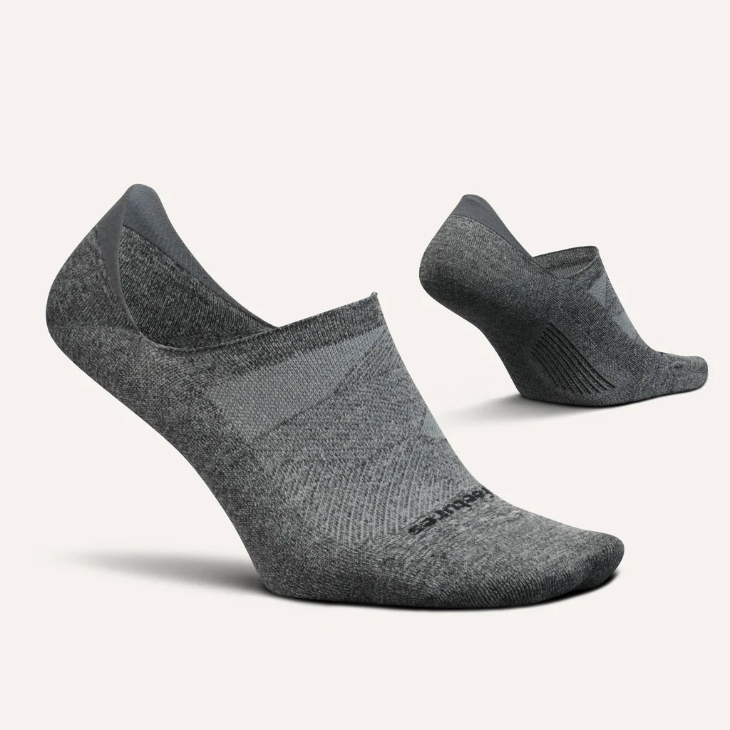 Feetures Elite Ultra Light Invisible Socks - Gray