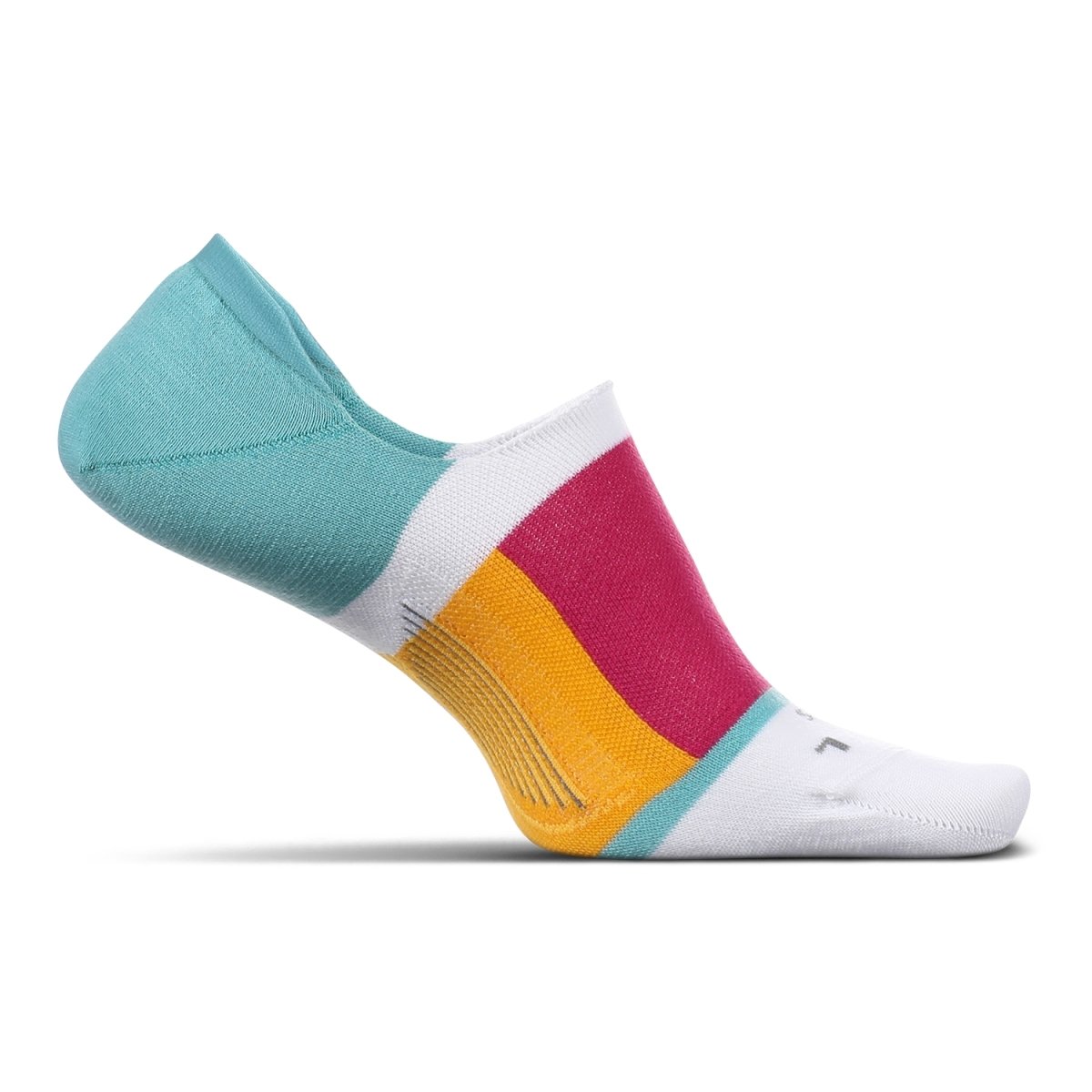 Feetures Everyday Women's Ultra Light No Show Socks - Palette Turquoise Tonic