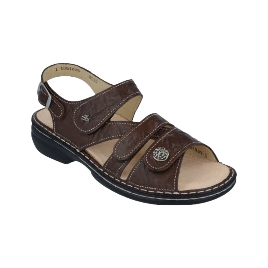 Finn Comfort Women's Gomera Soft Footbed Sandal 82562 - Kastanie Plavajo