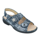 Finn Comfort Women's Isera Soft Footbed Sandal 05004 - Marine Blue Isotta