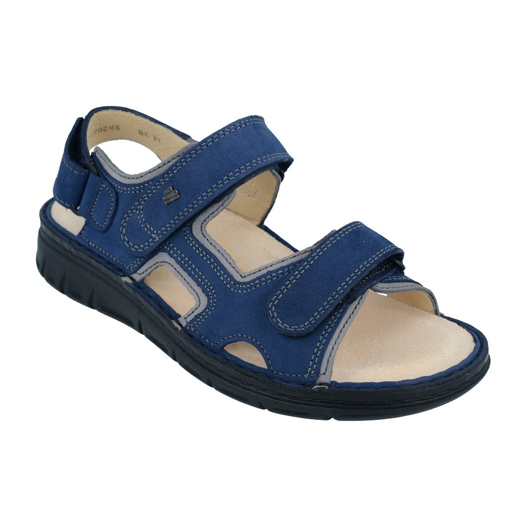 Finn Comfort Women's Wanaka Soft Footbed Sandal 81540 - Atoll Blue