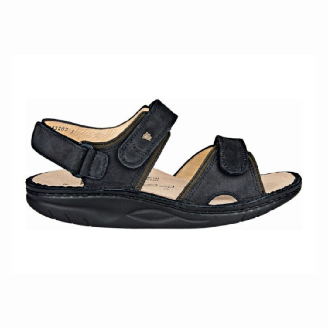 Finn Comfort Women's Yuma Comfort Sandal 1561 - Black/Olive