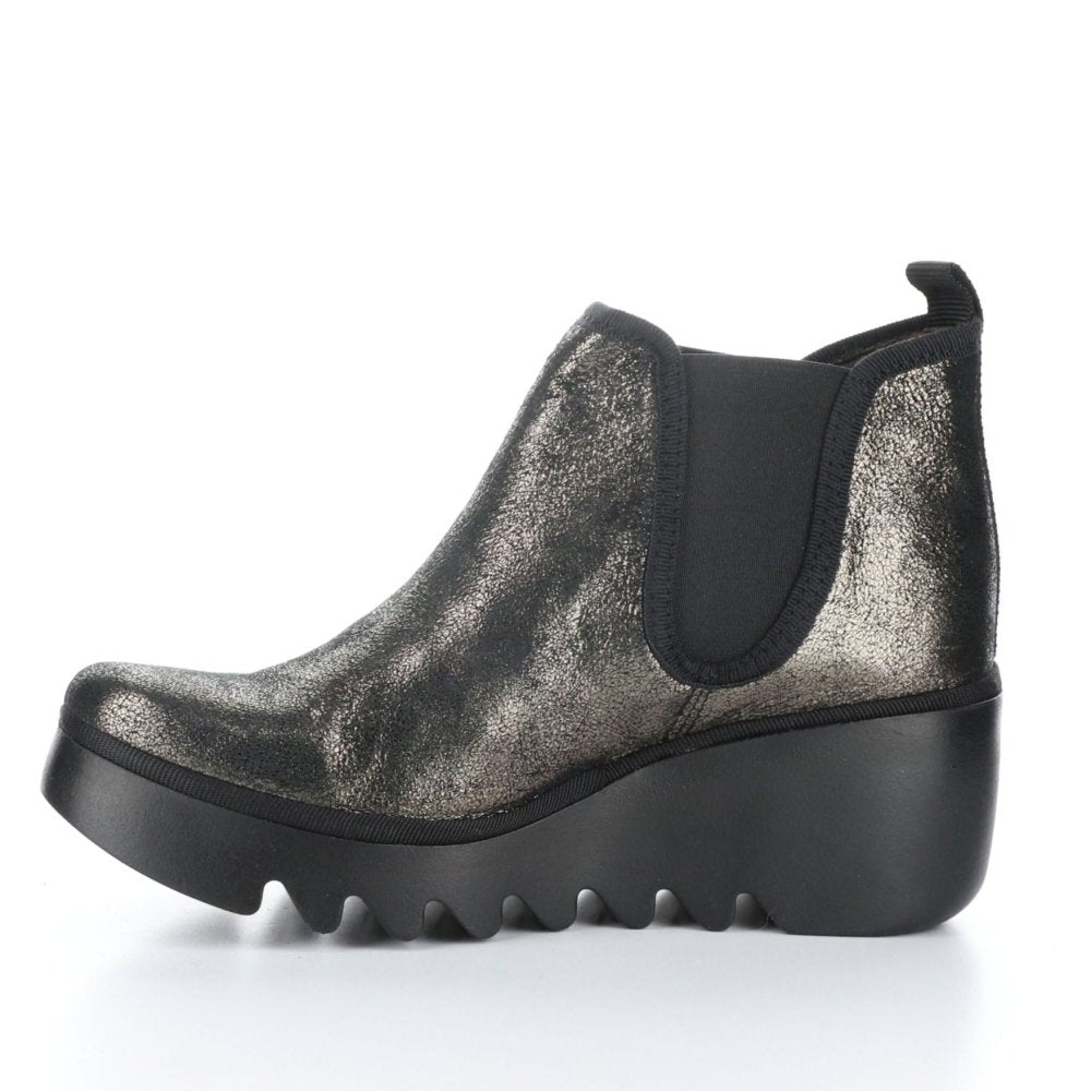 Fly London Women's Byne Wedge Boot - Graphite Cool