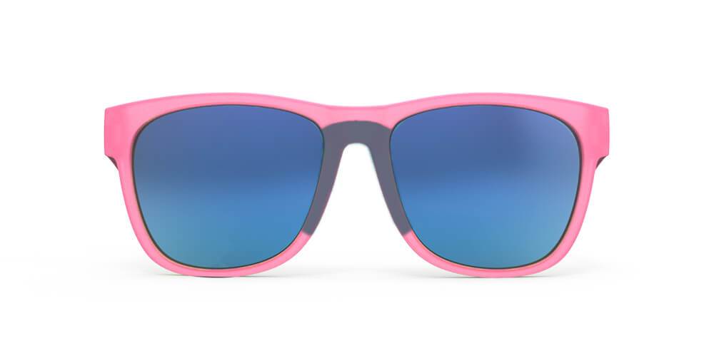 goodr BFG Polarized Sunglasses - Do You Even Pistol, Flamingo?