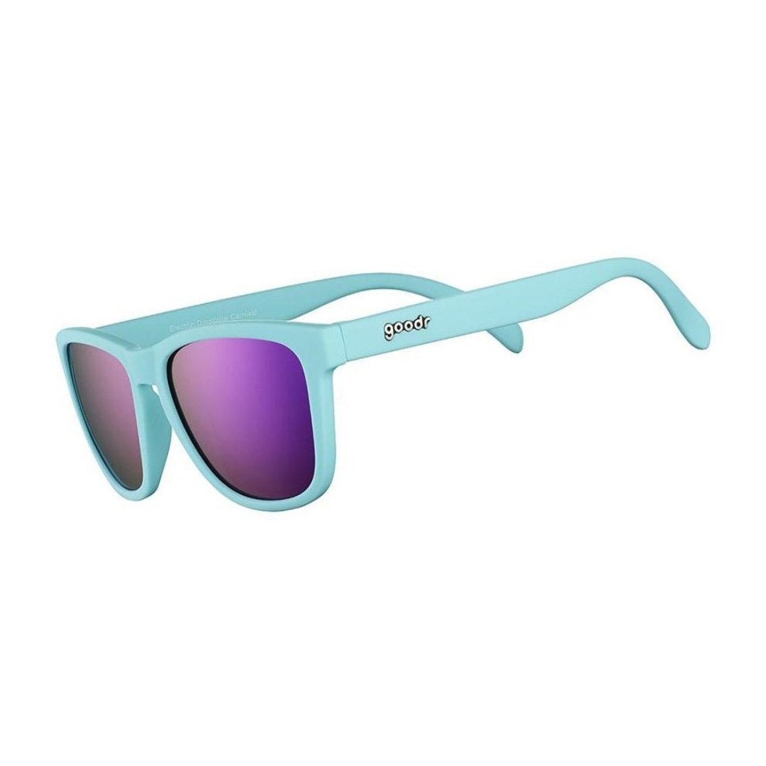 goodr OG Polarized Sunglasses - Electric Dinotopia Carnival