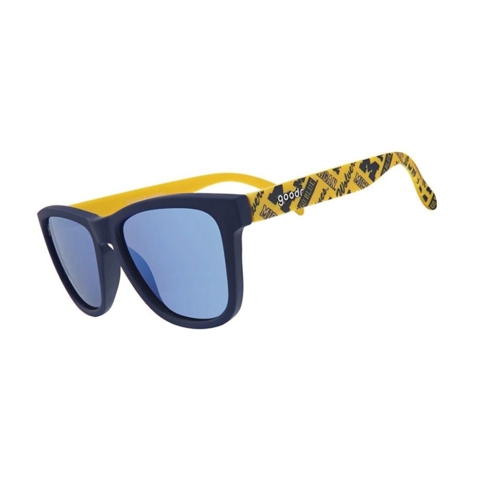 goodr OG Polarized Sunglasses Collegiate Collection - Michigan State - GOOOO BLUUUE!!!!!