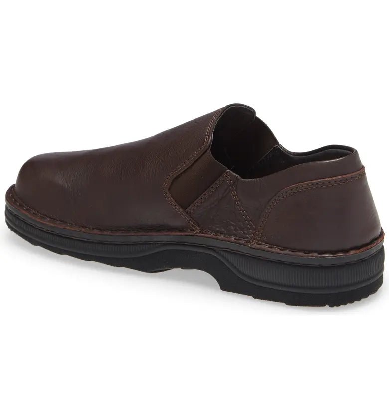 Naot Men's Eiger Slip-On Shoe - Soft Brown Leather