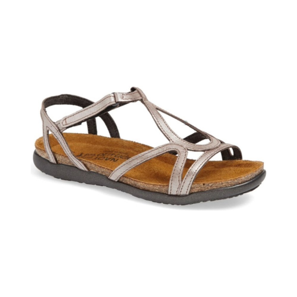 Naot Women's Dorith Sandal - Silver Threads Leather