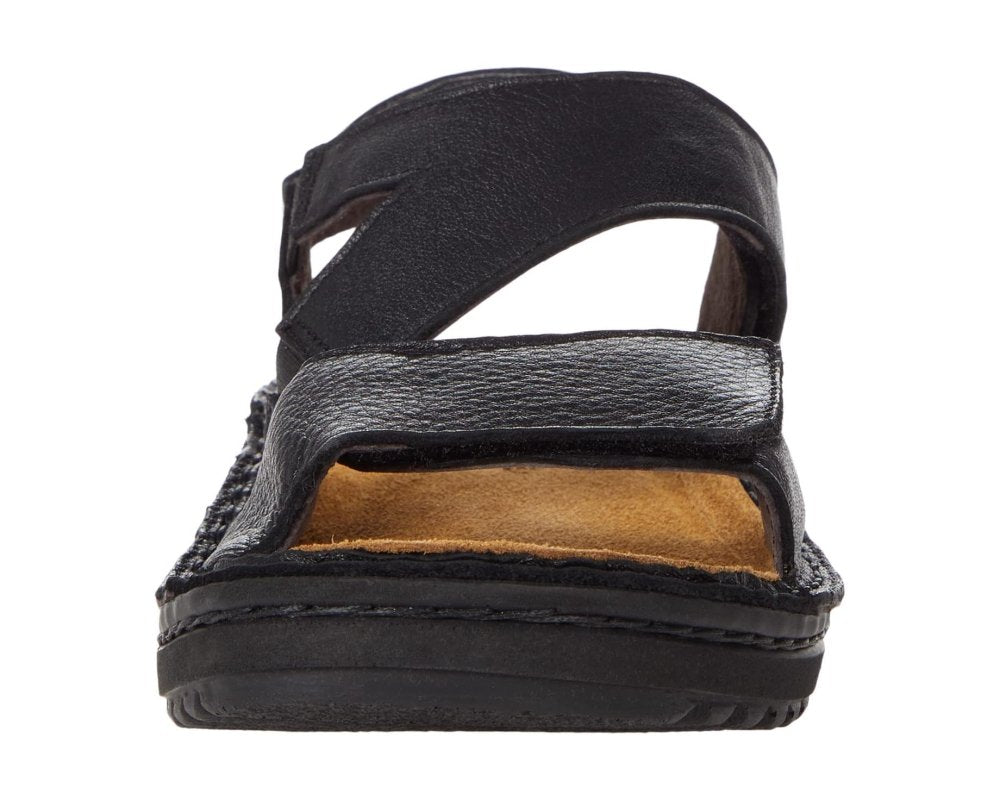 Naot Women's Enid Sandal - Jet Black Leather