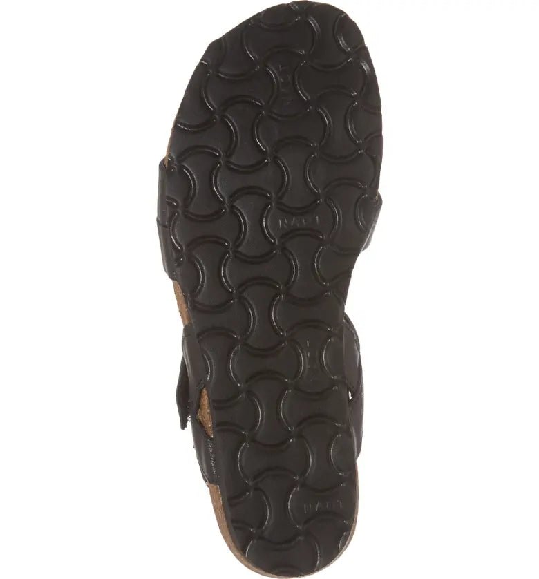 Naot Women's Kayla Sandal - Black Matte Leather