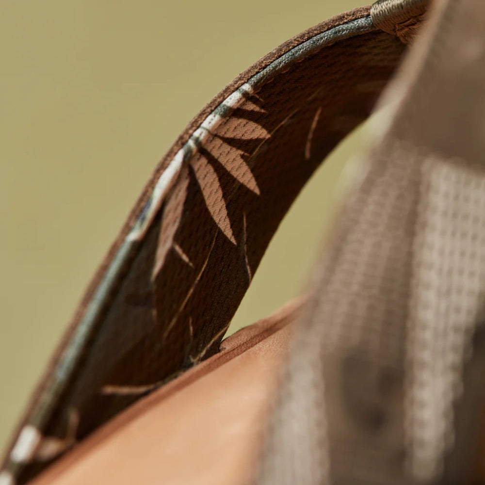 Olukai Men's Tuahine Leather Beach Sandals - Hunter/Golden Sand