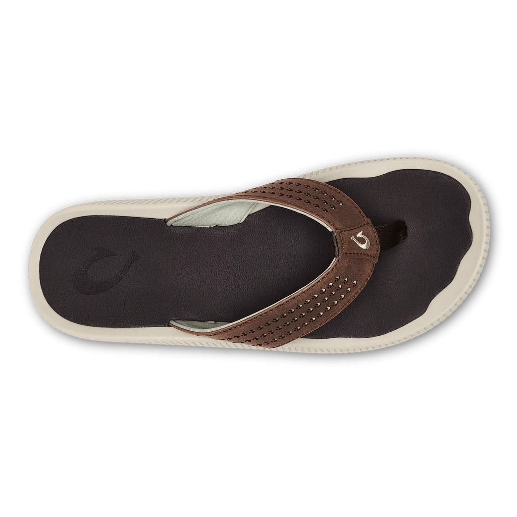 Olukai Men's Ulele Beach Sandals - Dark Wood