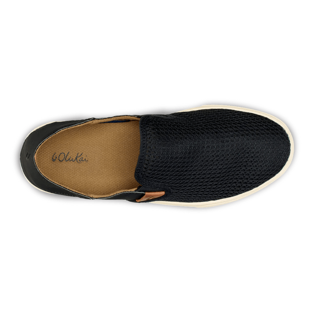 Olukai Women's Pehuea Mesh Slip-On Sneaker - Black at Seliga Shoe Store â Seliga Shoes