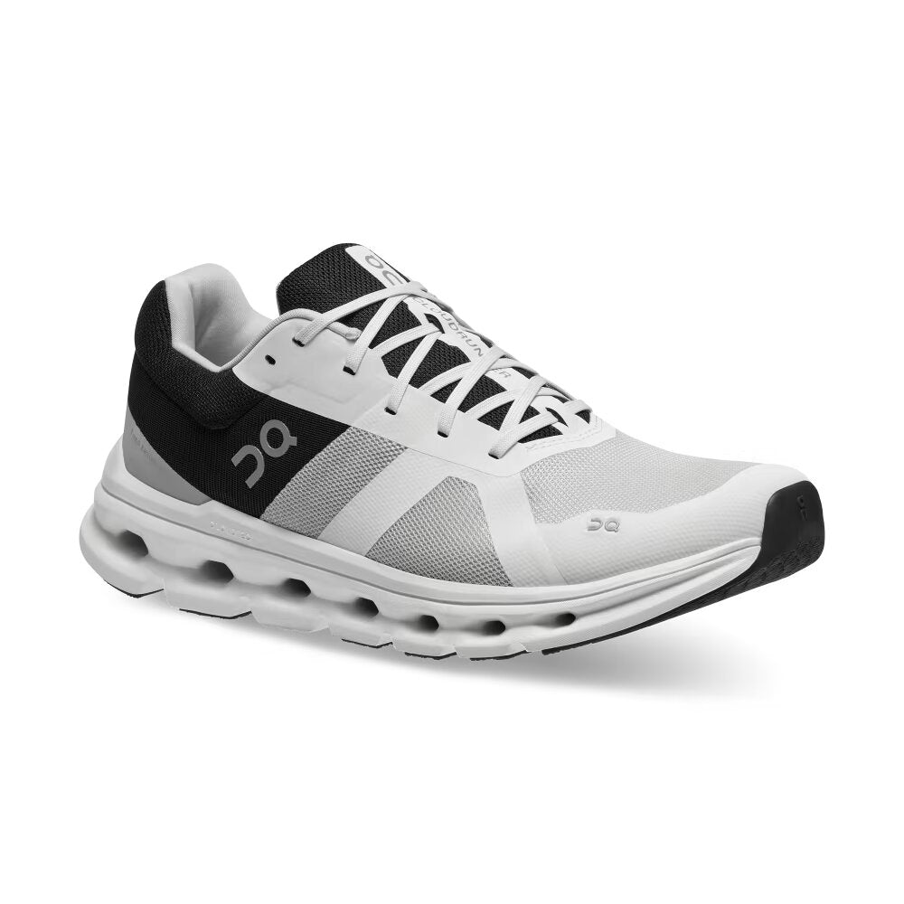 On Men's Cloudrunner Running Shoes - Glacier/Black