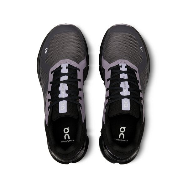On Men's Cloudrunner Running Shoes - Iron/Black