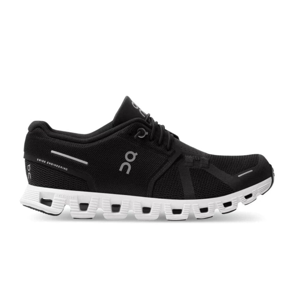 On Women's Cloud 5 Sneaker - Black/White