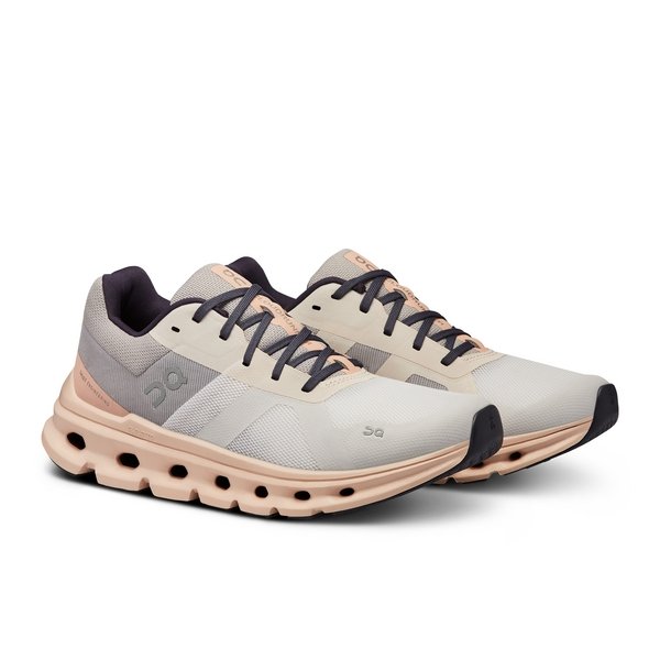 On Women's Cloudrunner Running Shoes - Frost/Fade