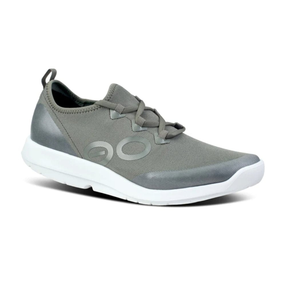 Oofos Men's OOmg Sport LS Low - White & Olive