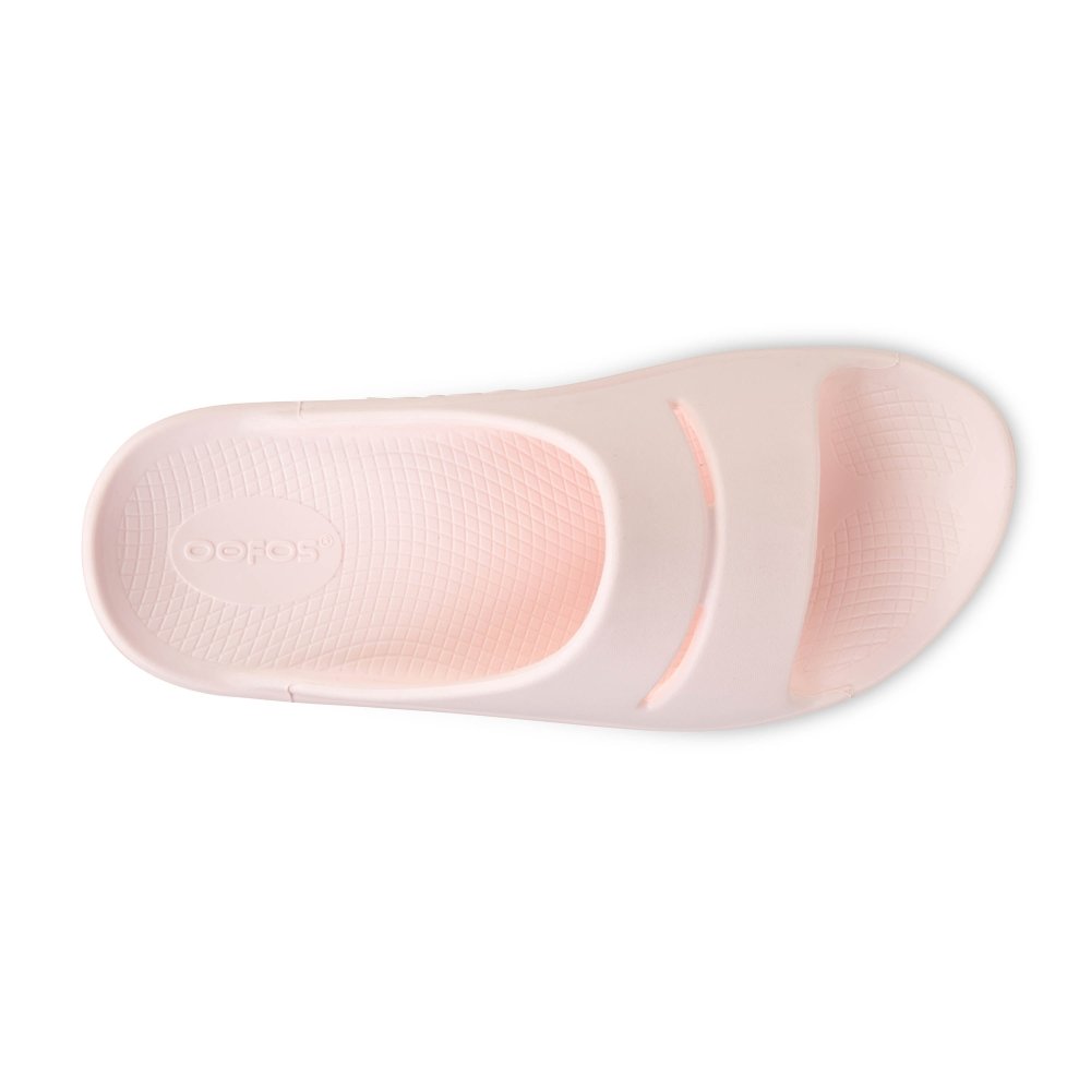 OOFOS Women's OOahh Slide Sandal - Blush