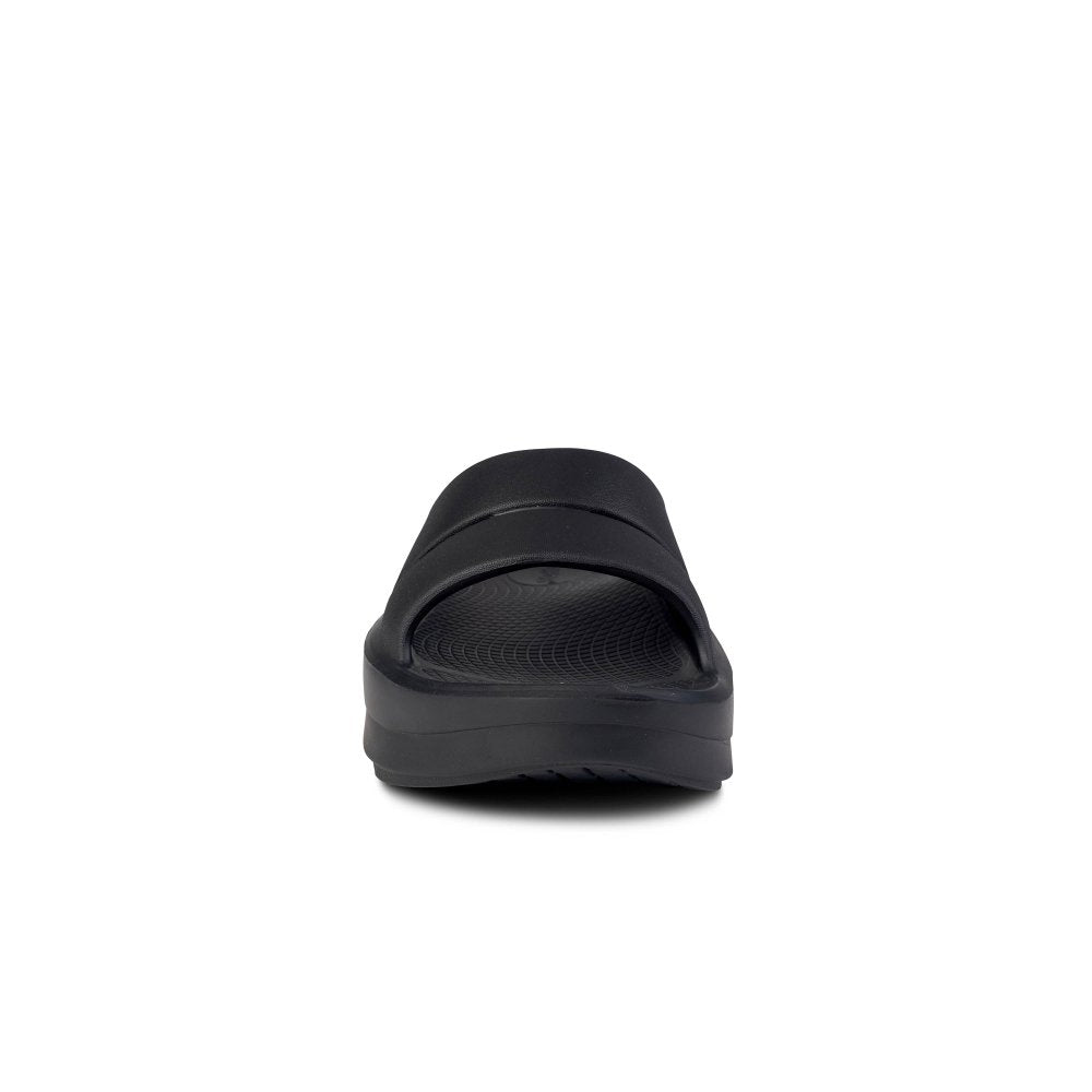Oofos Women's OOmega OOahh Slide Sandal - Black
