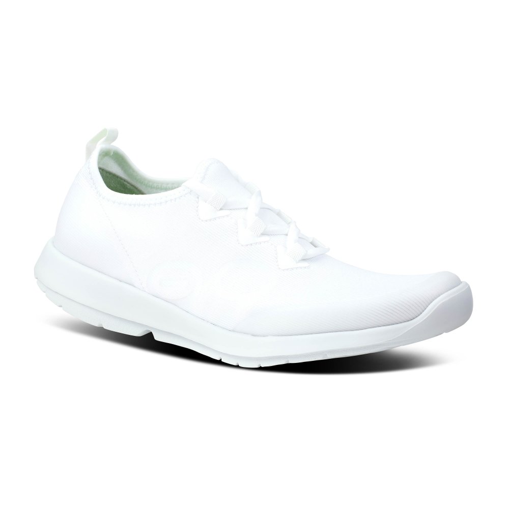Oofos Women's OOmg Sport LS Low Shoe - White