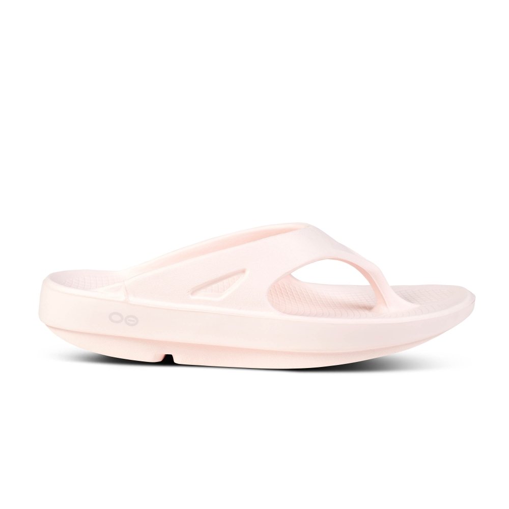 OOFOS Women s OOriginal Thong Sandal Blush Seliga Shoes