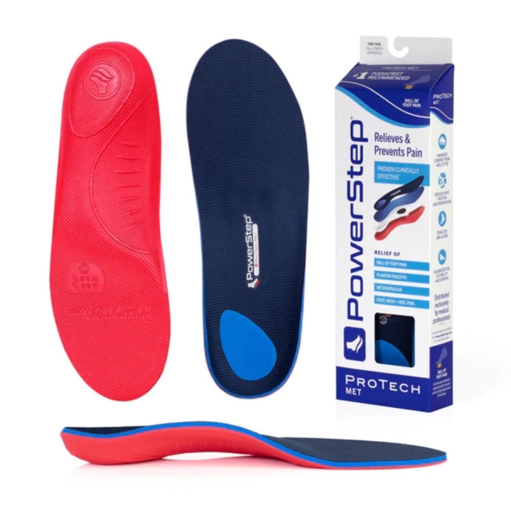PowerStep ProTech Met Full Length Orthotic Insoles 1009-01