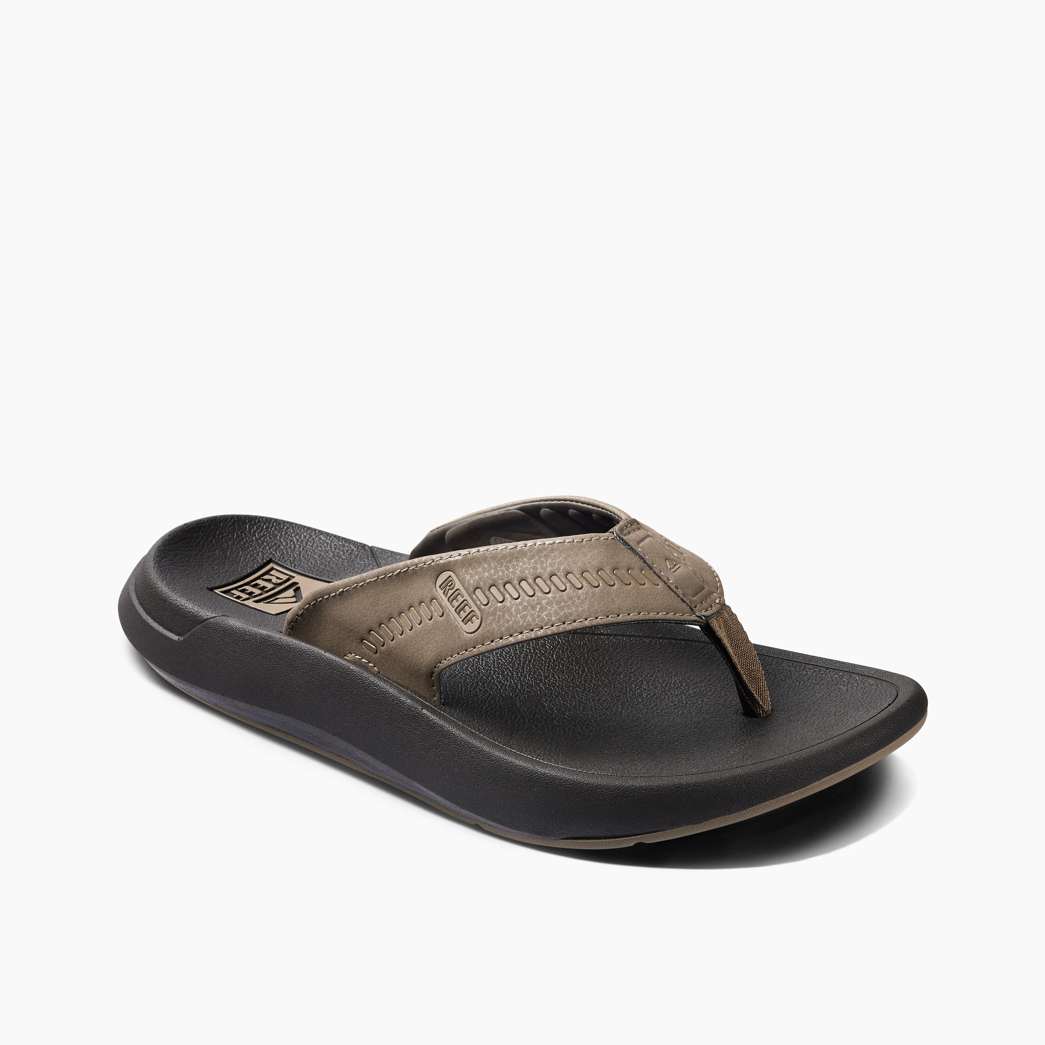 Tan reef flip discount flops