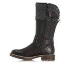 Rieker Women's 94779-00 Zip-Up Boot - Black