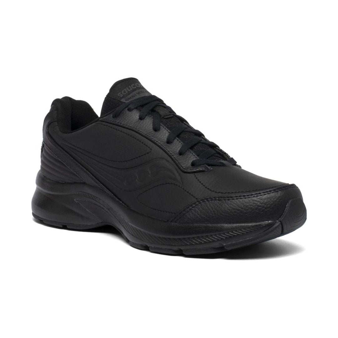 Saucony Men's Omni Walker 3 Wide Athletic Shoes - Black – Seliga Shoes