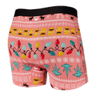 SAXX Men's Daytripper Boxer Brief Underwear - Coral Baked & Lit