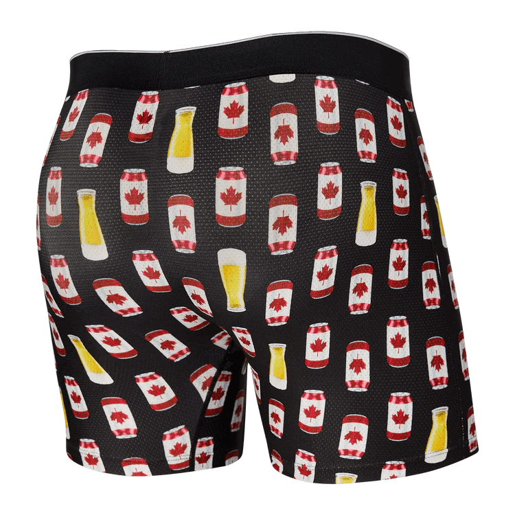 SAXX Men's Volt Boxer Brief Underwear - Canadian Lager