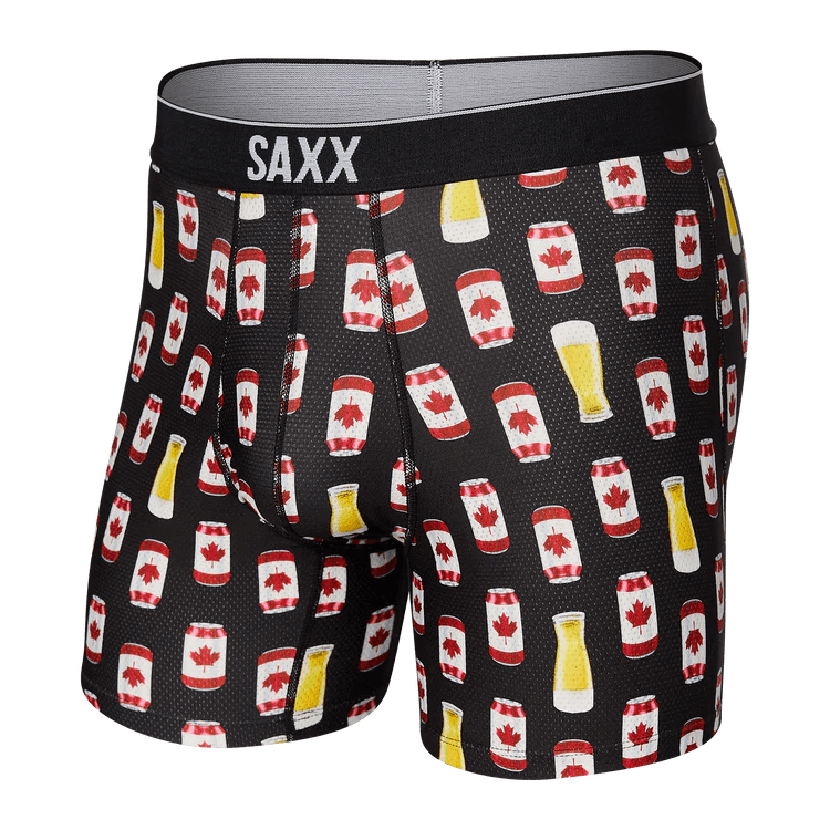 SAXX Men's Volt Boxer Brief Underwear - Canadian Lager
