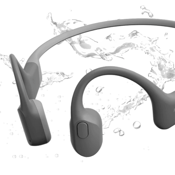 Shokz OpenRun Open-Ear Wireless Endurance Headphones - Gray