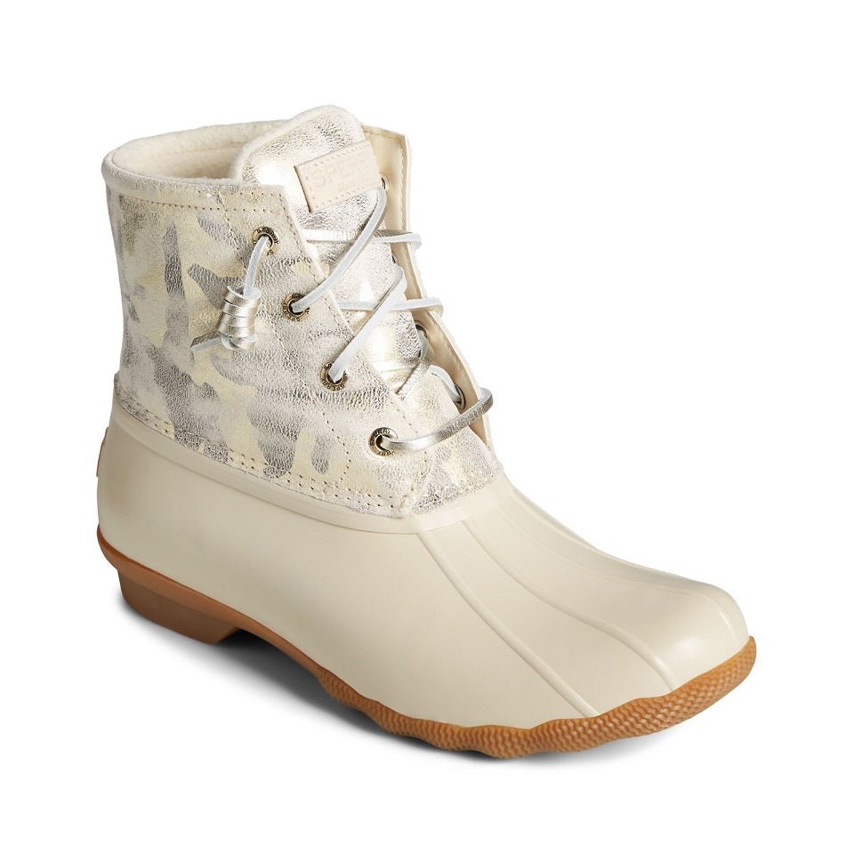 Sperry saltwater duck boots white Clearance