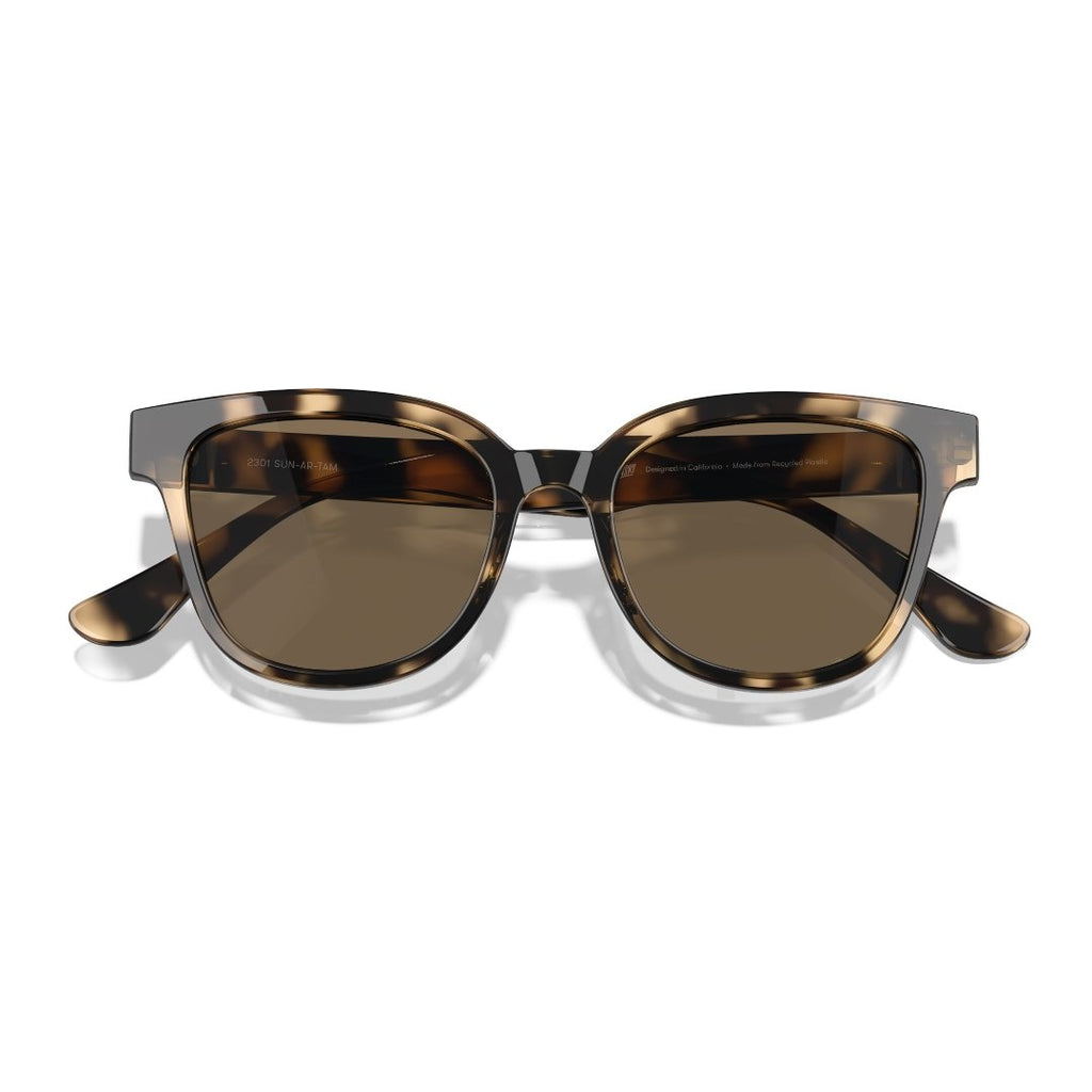 Sunski Miho Polarized Sunglasses - Tortoise Amber