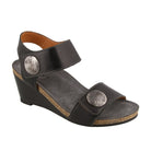 Taos Women's Carousel 3 Wedge Sandal - Black