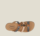 Taos Women's Prize 4 Lightweight Leather Sandals - Steel Multi
