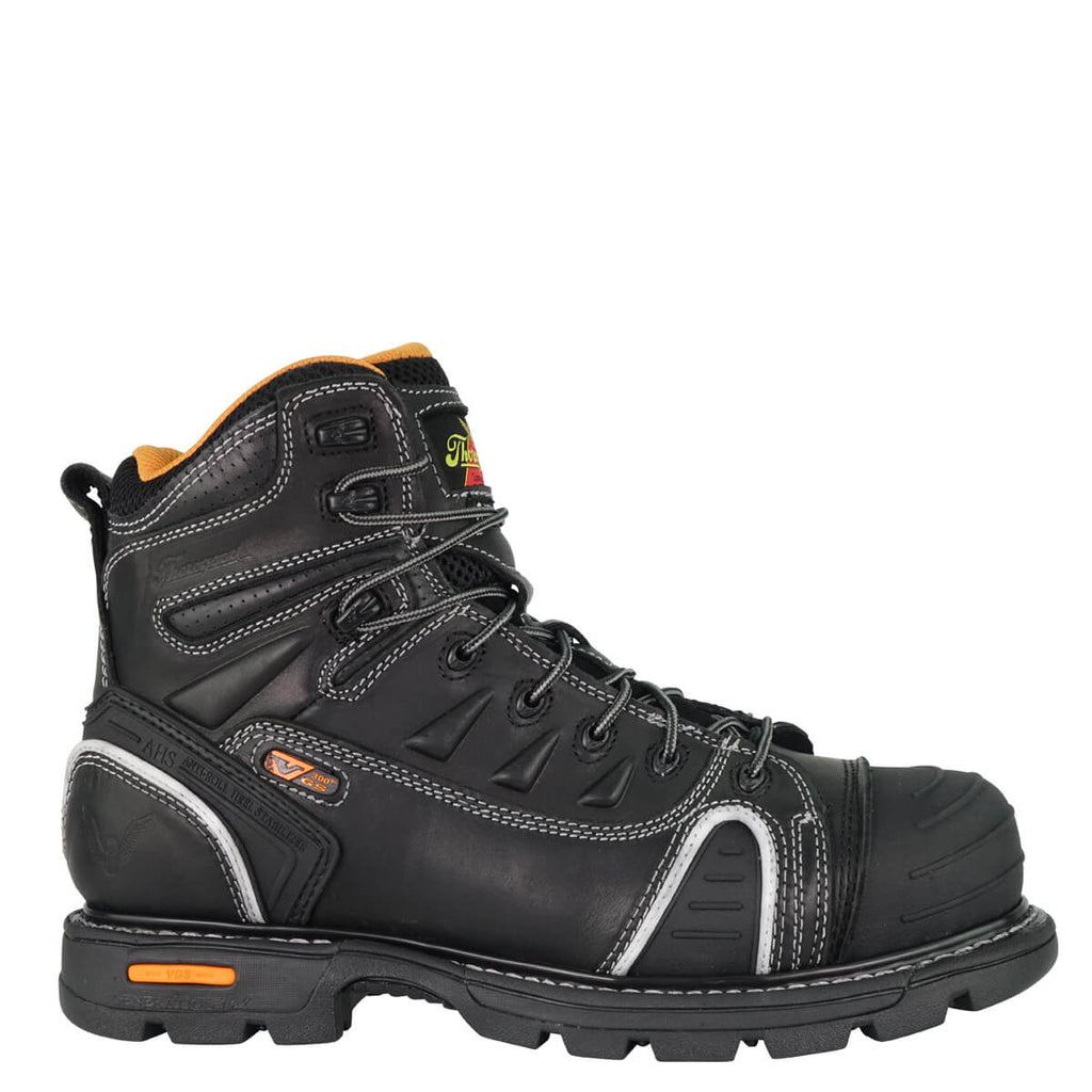 Thorogood Men's 804-6444 6" Composite Safety Toe Boot - Black